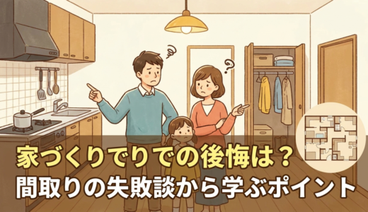 家づくりでの後悔は？間取りの失敗談から学ぶポイント