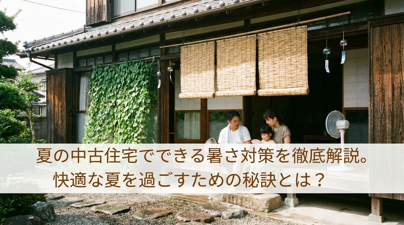 夏の中古住宅でできる暑さ対策を徹底解説。快適な夏を過ごすための秘訣とは？