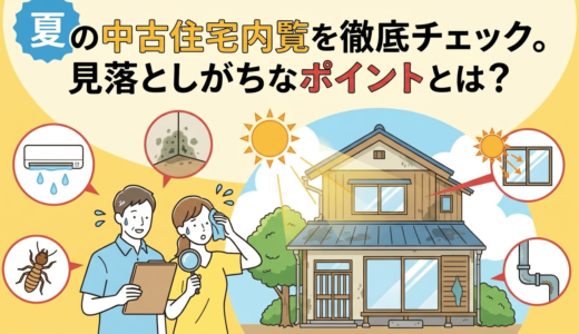 夏の中古住宅内覧を徹底チェック。見落としがちなポイントとは？
