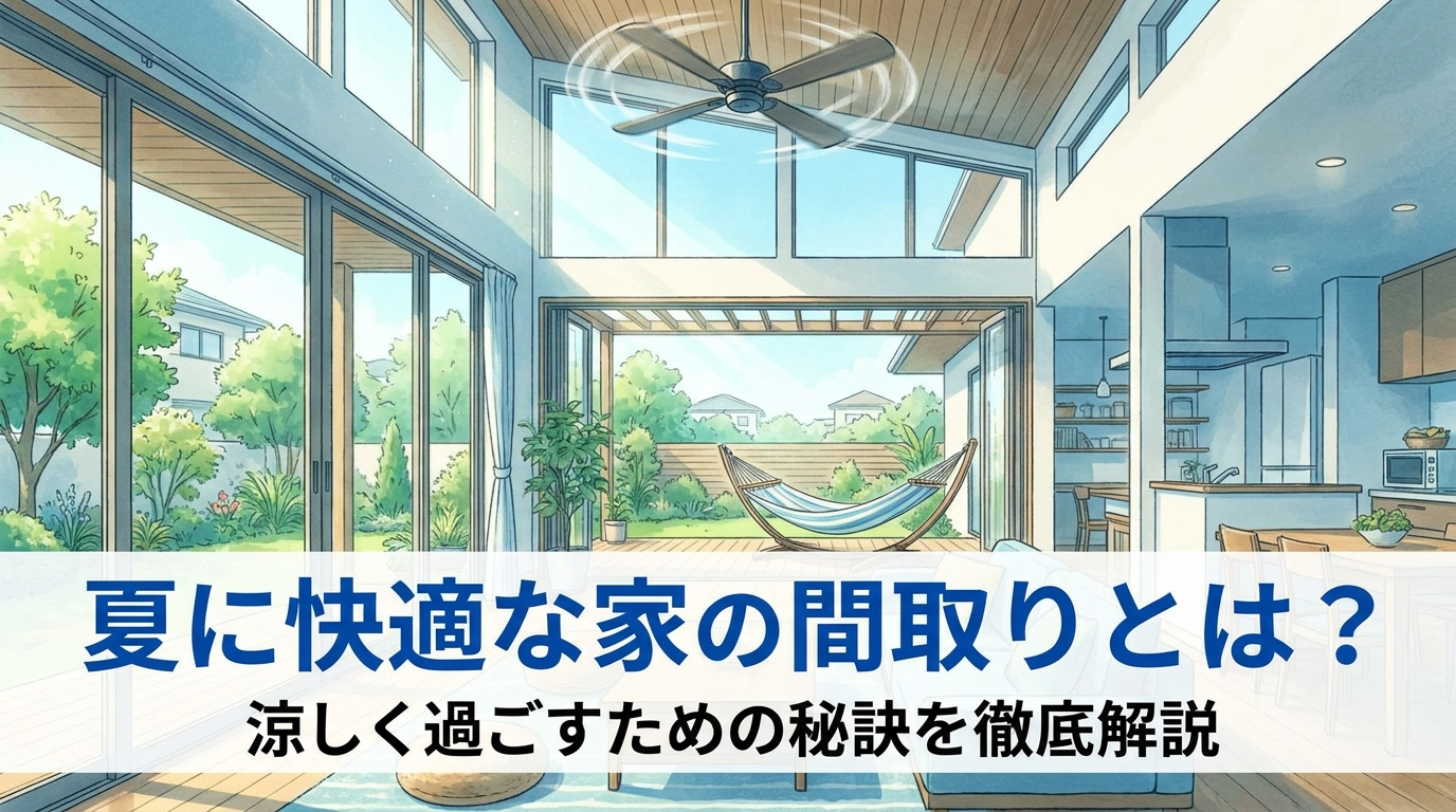夏に快適な家の間取りとは？涼しく過ごすための秘訣を徹底解説