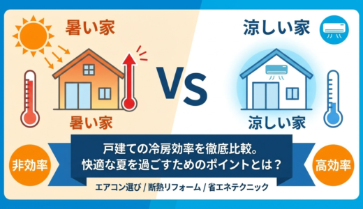 戸建ての冷房効率を徹底比較。快適な夏を過ごすためのポイントとは？